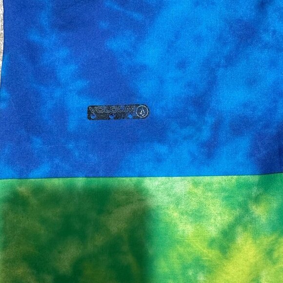 Volcom Men Size 33 Blue Green Striped Swim Board‎ Shorts EUC - Picture 6 of 9